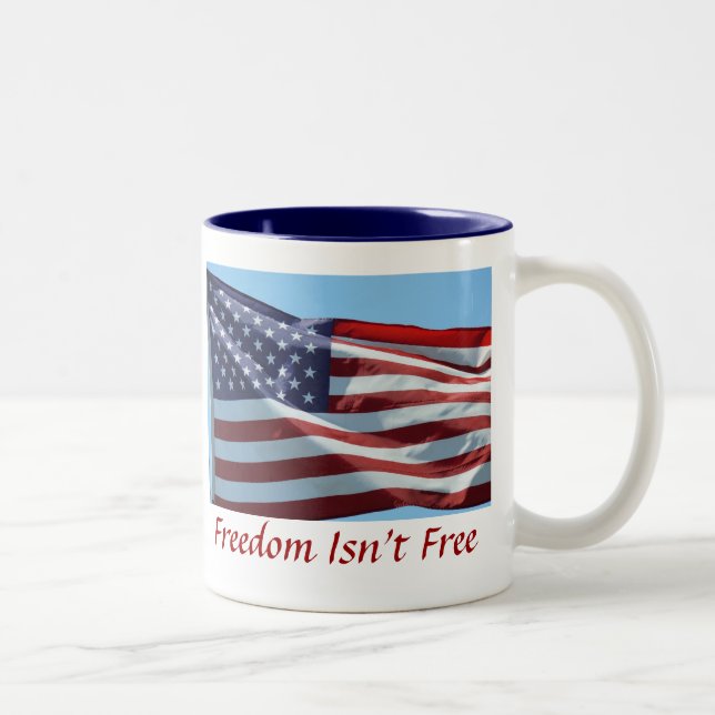 Taza Bicolor La libertad no está libre (Derecha)