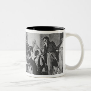 Taza Bicolor La linterna mágica, 1798