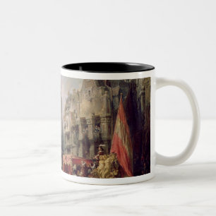 Taza Bicolor La llegada de Fernando Alvarez de Toledo, duque de