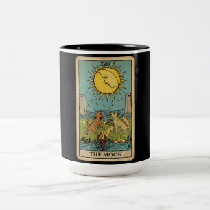 Taza Bicolor La Luna Tarot