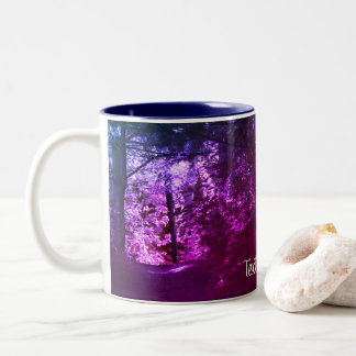 Taza Bicolor La Luz En El Camino Personalizado