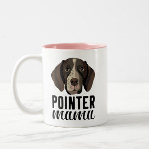 Taza Bicolor La madre del perro de la pintora Mama personalizad