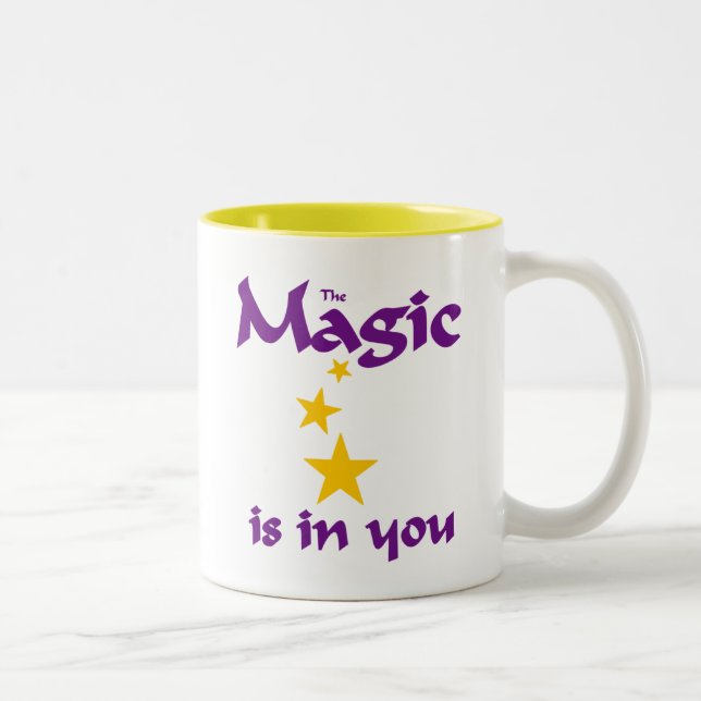 Taza Bicolor La magia está en usted (Derecha)