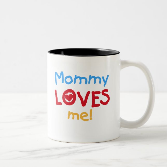 Taza Bicolor La mamá me ama (Derecha)