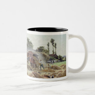 Taza Bicolor La máquina trilladoa 1896