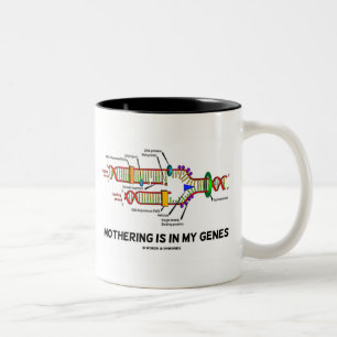 Taza Bicolor La Maternidad Está En Mis Genes (Replicación del A