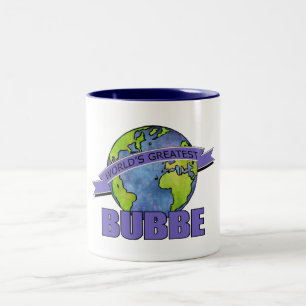 Taza Bicolor La mejor Bubbe del mundo