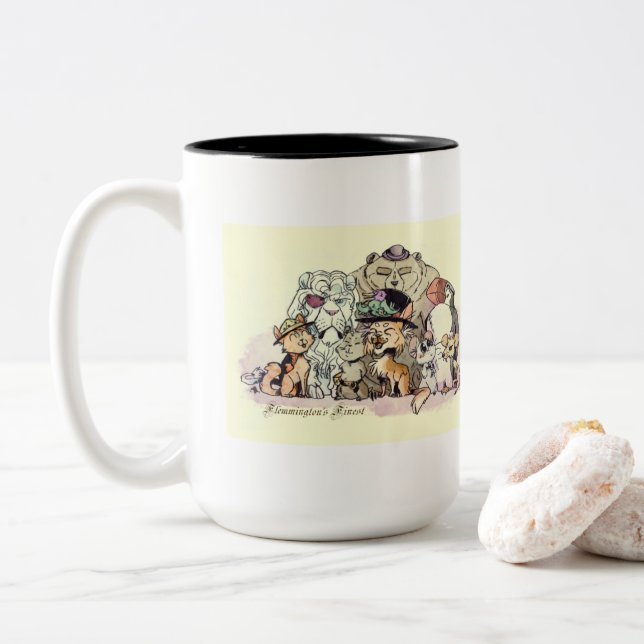 Taza Bicolor La mejor de Flemington (Con donut)