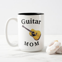 Taza Bicolor ¡La mejor "GUITAR MOM"! Día de la madre