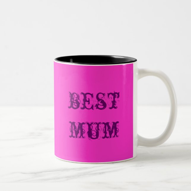 Taza Bicolor la mejor mamá (Derecha)
