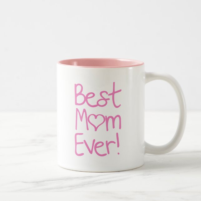 Taza Bicolor ¡La mejor mamá de todos! Personalizado (Derecha)