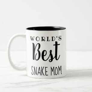 Taza Bicolor La mejor mamá serpiente del mundo (llana) - Person
