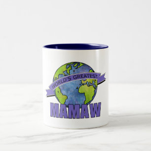 Taza Bicolor La mejor Mamaw del mundo