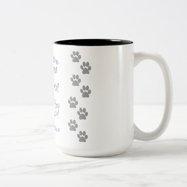 Taza Bicolor ¡La mejor papá! (Derecha)
