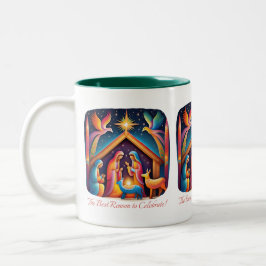 Taza Bicolor La Mejor Razón Para Celebrar