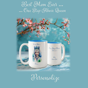 Taza Bicolor La mejor reina de mamá