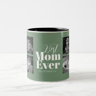 Taza Bicolor La mejor tipografía de mamá de todos los tiempos