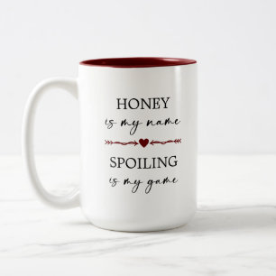 Taza Bicolor La miel es mi nombre El hecho de que mi juego se e
