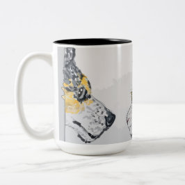 Taza Bicolor La Mirada Fija