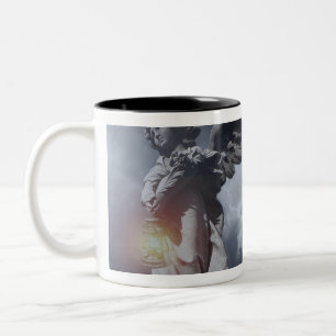 Taza Bicolor La moneda del tiempo