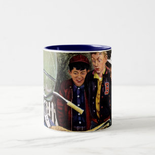 Taza Bicolor La motocicleta de Tex