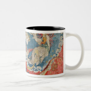 Taza Bicolor La mujer alrededor para dar a luz y el grande