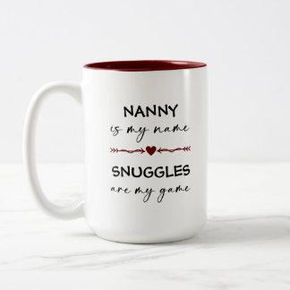 Taza Bicolor La nana es mi nombre Las nuggles son mi juego Phot