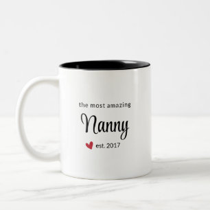 Taza Bicolor La nana más asombrosa de la primera cita de regalo