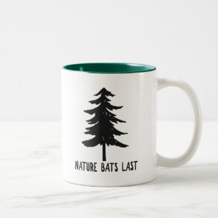 Taza Bicolor La naturaleza golpea al final