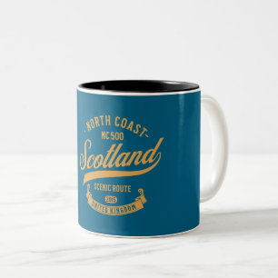 Taza Bicolor La NC500, Ruta de Escocia Los regalos de la Costa
