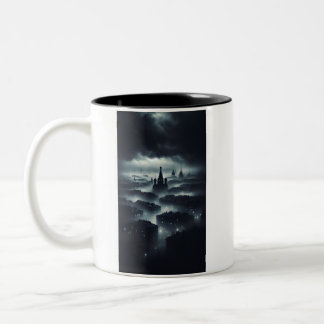 Taza Bicolor La noche de la oscuridad ciudad de Mug