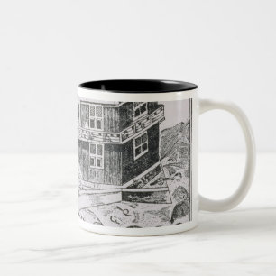 Taza Bicolor La opinión de Champlain de Quebec