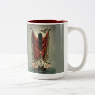 Taza Bicolor La oración - Café Mug, Copa, Bebida