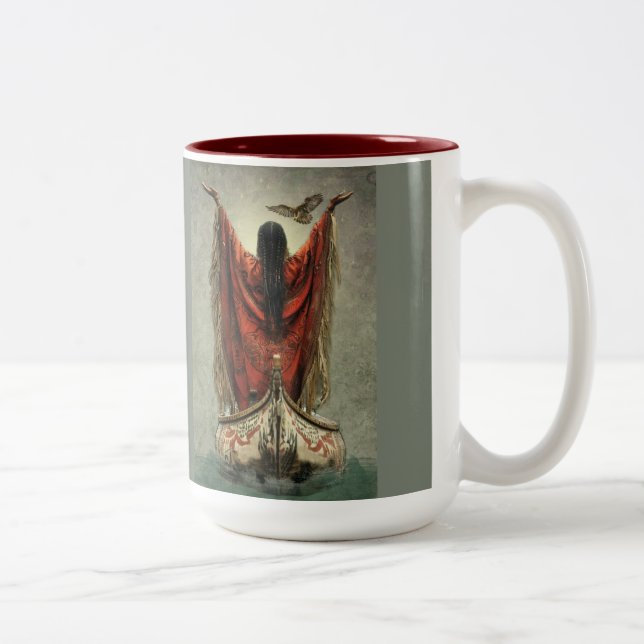 Taza Bicolor La oración - Café Mug, Copa, Bebida (Derecha)