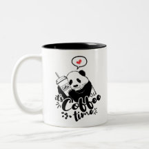 La panda ama el café