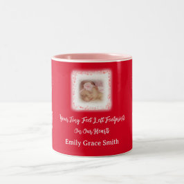 Taza Bicolor La pérdida del bebé de San Valentín Keepsake Mug