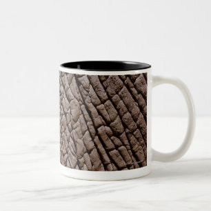 Taza Bicolor La piel del elefante africano (africana del