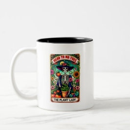 Taza Bicolor La planta Lady Tarot