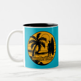 Taza Bicolor la playa