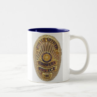 Taza Bicolor La policía de Crowley asalta