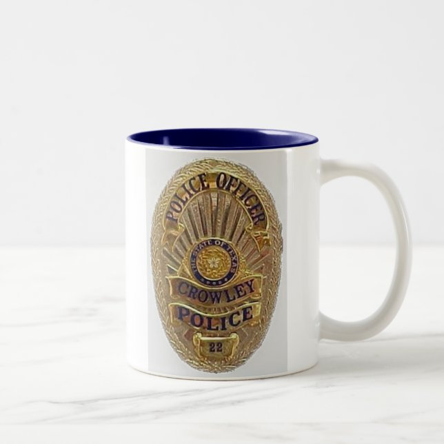 Taza Bicolor La policía de Crowley asalta (Derecha)