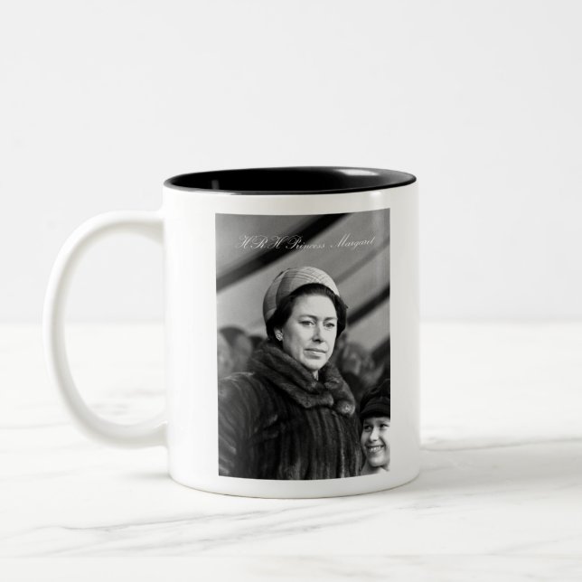 Taza Bicolor La princesa Margaret 1976 (Izquierda)