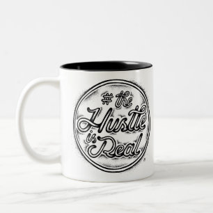 Taza Bicolor La prisa es cita real del estilo del tatuaje del