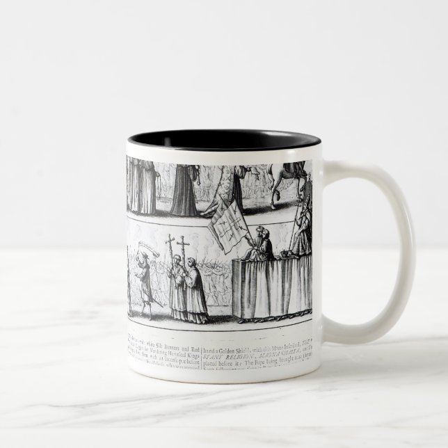 Taza Bicolor La procesión falsa solemne (Derecha)