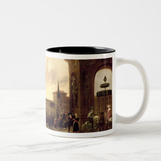 Taza Bicolor La puerta estrecha al cielo (Derecha)