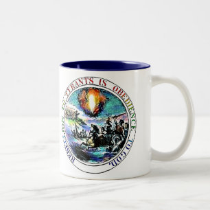 Taza Bicolor La rebelión a los tiranos es obediencia a dios