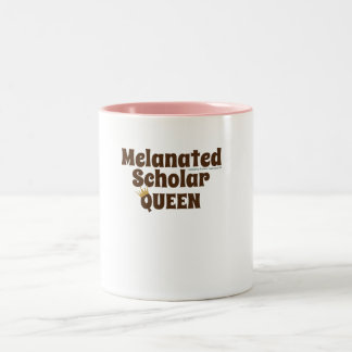 Taza Bicolor La reina académica melanea