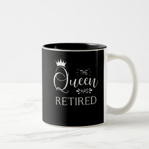 Taza Bicolor La reina se ha retirado el regalo de retiro de 202