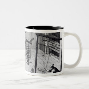 Taza Bicolor La segunda placa de la fabricación de lana