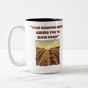 Taza Bicolor La Sombra Sigue Pidiendo Que Se Reduzca La Mug Gra
